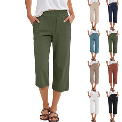 Women's Casual Loose Pants Straight Wide Leg Pants Casual Pants