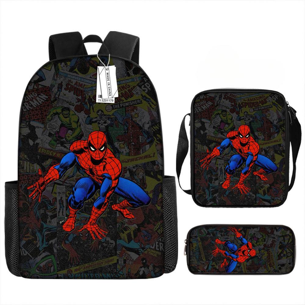 Mochila de Desenho Animado Mochila Escolar Estampada Estojo Bolsa Ombro