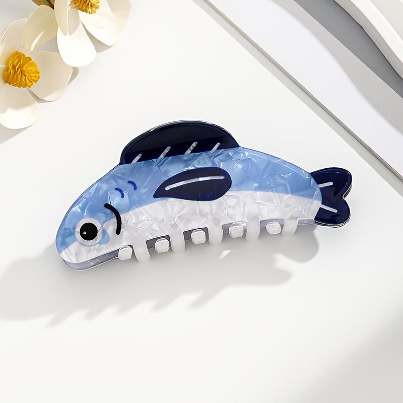 New Ocean Series Sardine Hair Clip, Unique Niche Design, Premium Shark Clip, Cute Hairpin