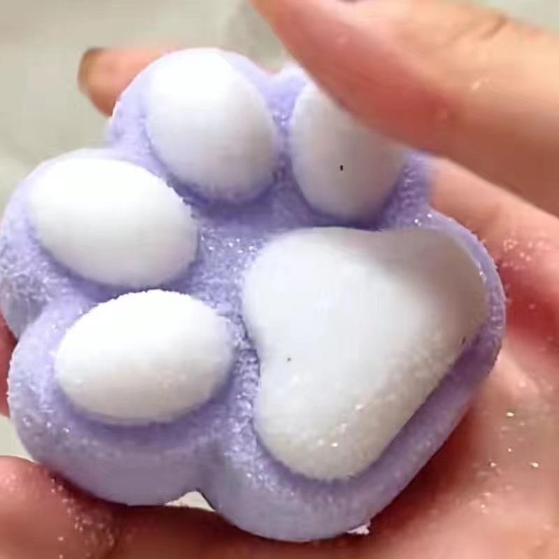 Dopamine Big Cat Paw Plush Squeezy Toy - Super Soft TPR Decompression Artifact