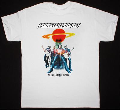 MONSTER MAGNET - Monolithic Baby Short Sleeve White All Size Tee Shirt VC2050 Unisex T-Shirt