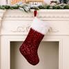Christmas Stockings Gifts Sequin Cloth Socks Xmas Lovely Gift Bag for Children