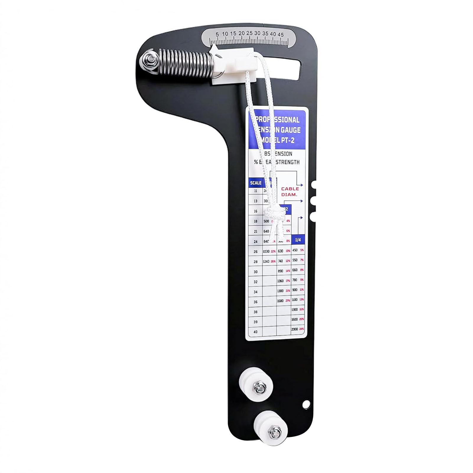 Tomtop Jms Sailboat Rigging Tension Gauge Pt 2 Professional Tension Gauge 2000Lbs Capacity For 3 16In 7 32In 1 4In Cable