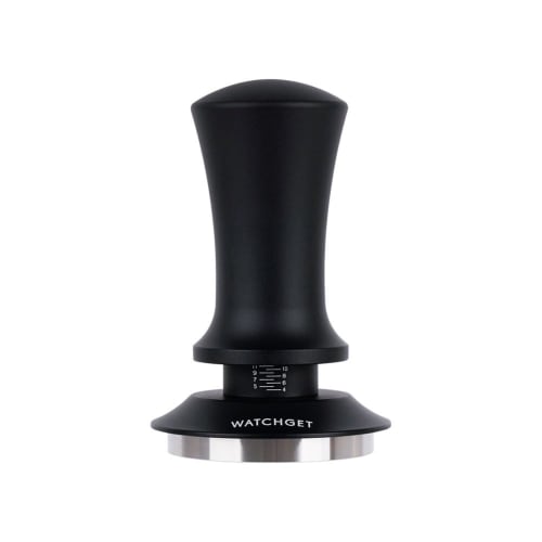 watchget Tamper, Espresso Maker Coffee Tamper, Calibrated Tamper with 30lb Constant Pressure Spring and Flat Base, Espresso Machine Coffee Dispensing