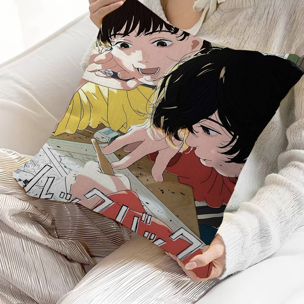 Anime Look Back Pillowcases Home Bedding Decorative Pillow Cover Wedding Super Soft Pillow Case