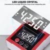 Mini Electronic Digital Protractor Magnetic Laser Inclinometer Professional Digital Display Angle Gauge Rechargable Level Box