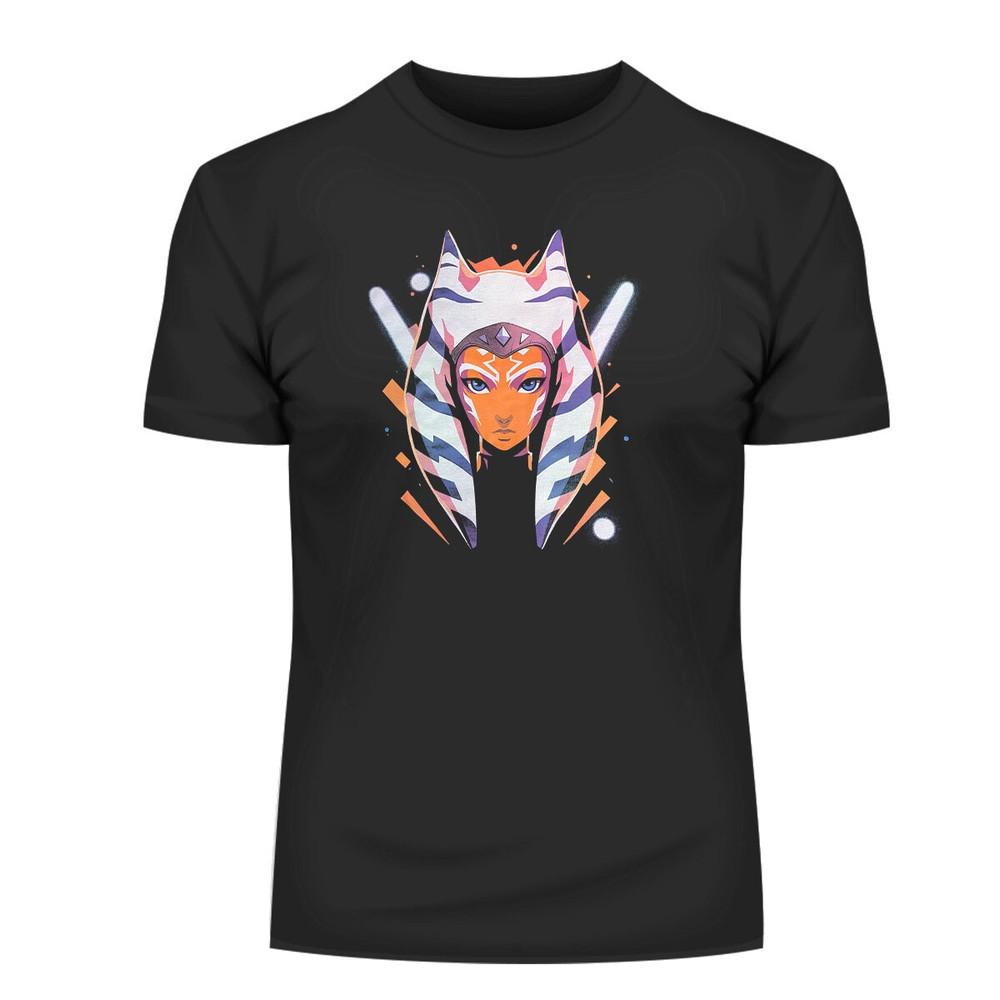 Ahsoka Tano Tshirt Black Star Birthday Gift TV Series Kids Adult Tee L