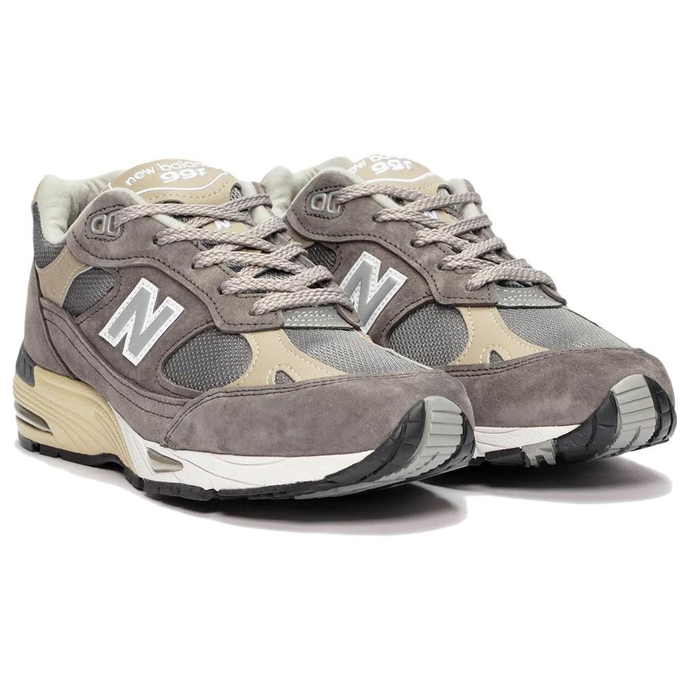 New Balance Zapatillas deportivas para mujer 991 Made in England 40th Anniversary en gris, gris frío y gris cálido W991UKF