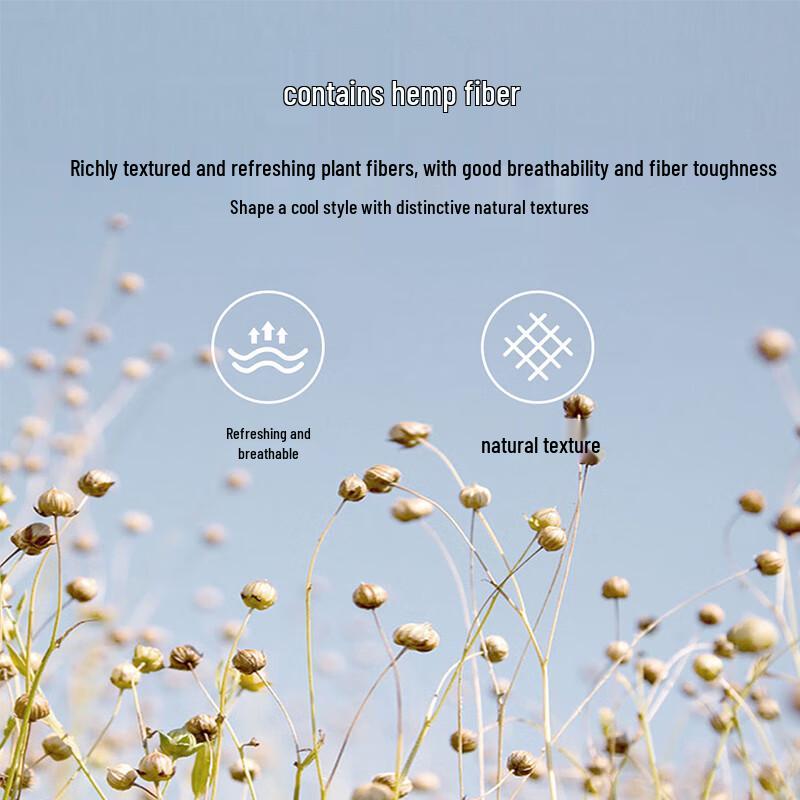 Men's Ice Silk Linen Blend Straight-Leg Pants