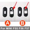 Car Window Lift Button Panel Decorative Sticker For BMW MINI ONE Cooper S F55 F56 F57 Interior Modification Accessories