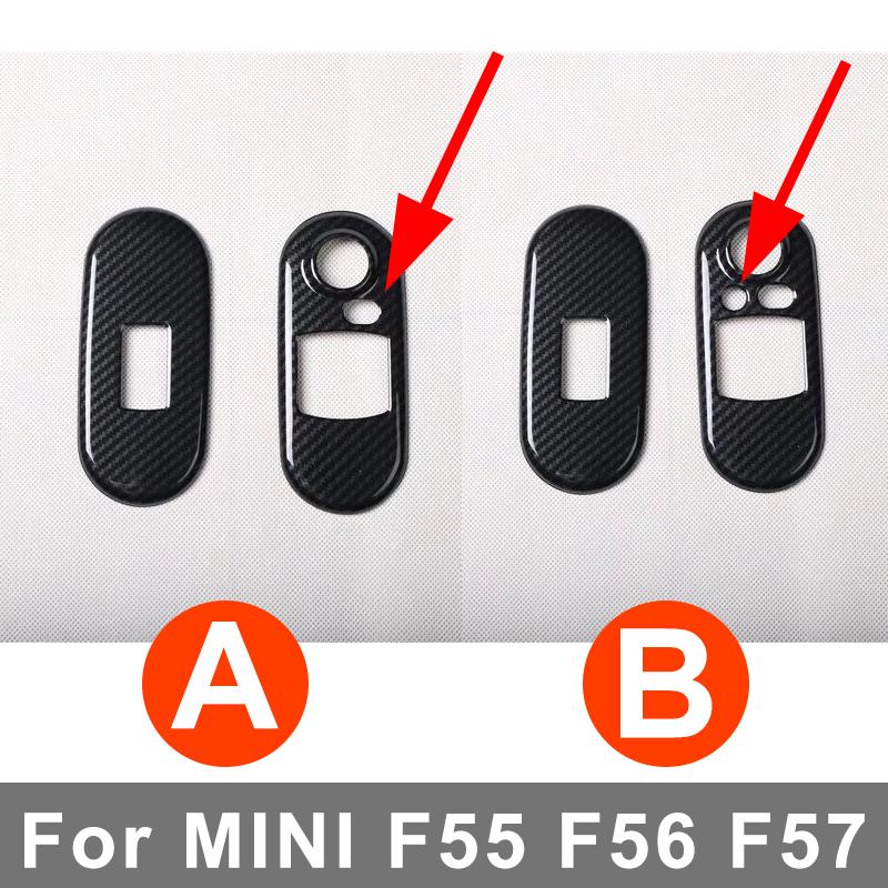 Car Window Lift Button Panel Decorative Sticker For BMW MINI ONE Cooper S F55 F56 F57 Interior Modification Accessories