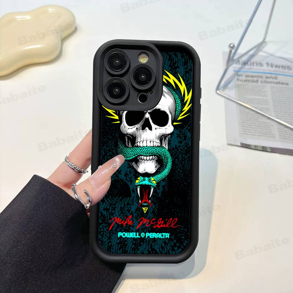 P-Powell P-Peralta Telefoonhoesje Voor IPhone 17 16 15 14 13 12 11 Pro Max Plus Mini Geluk Hoesje