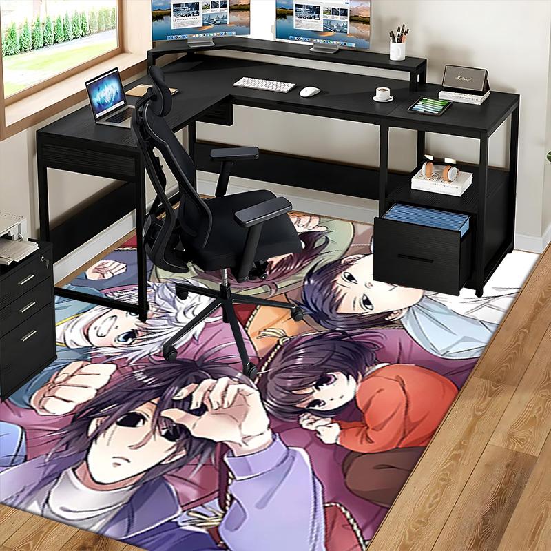 1pc Anime Character Donut Chair Mat - Office Desk Pad with Cute Cartoon Design for Home Decor, Suitable for All Seasons, Perfect Gift Idea.Q086