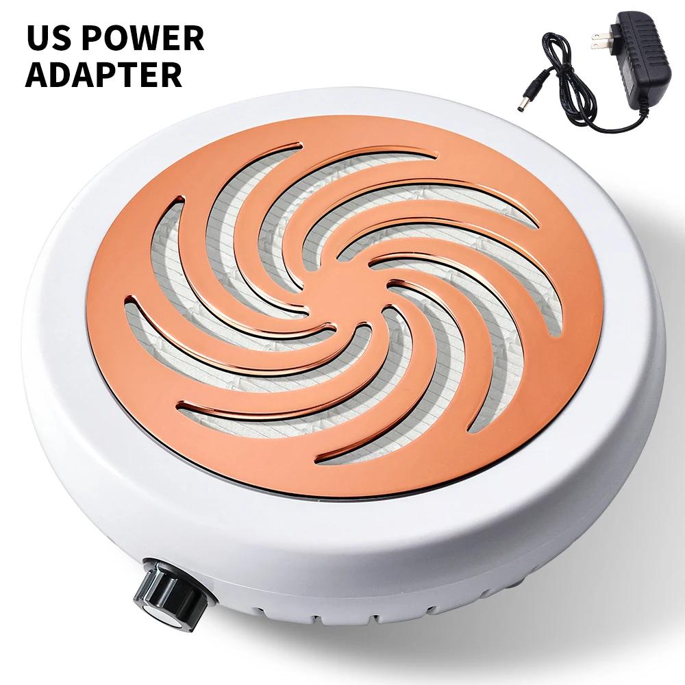 45000 RPM Super Suction Nail Dust Collector Powerful Nails Dust Extractor Nail Art Manicure Fan Vacuum Cleaner And Filter