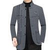 Men's Winter Plus Velvet Korean-Style Wool Jacket – Trendy, Casual, and Versatile Fashion Coat.