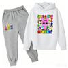 Haine Copii Sprunki Hanorac+pantaloni Vârsta 2-12 Băiat Fată Figurine Anime Incredibox Bluză Primăvară Toamnă Pulover pentru Copii Seturi
