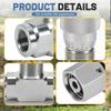 G1/4 Thread Hydraulic Control Valve M14 Connection L08 Metric Thread Bidirectional Restrictor Valve Bidirectional Restrictor