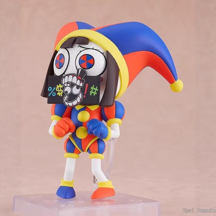 The AmazingDigitalCircus Action Figure #2583 - Pomni la Buffona, Volti Intercambiabili Articolazioni Mobili Action Figure da Collezione