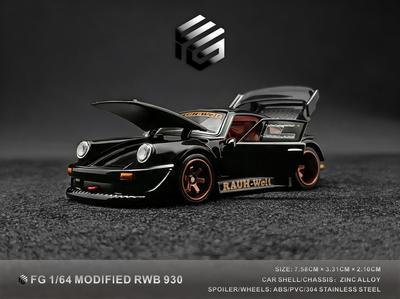 FG 1/64  Alloy Toy Car RWB930 ML720S ML750S (Including Display Box)