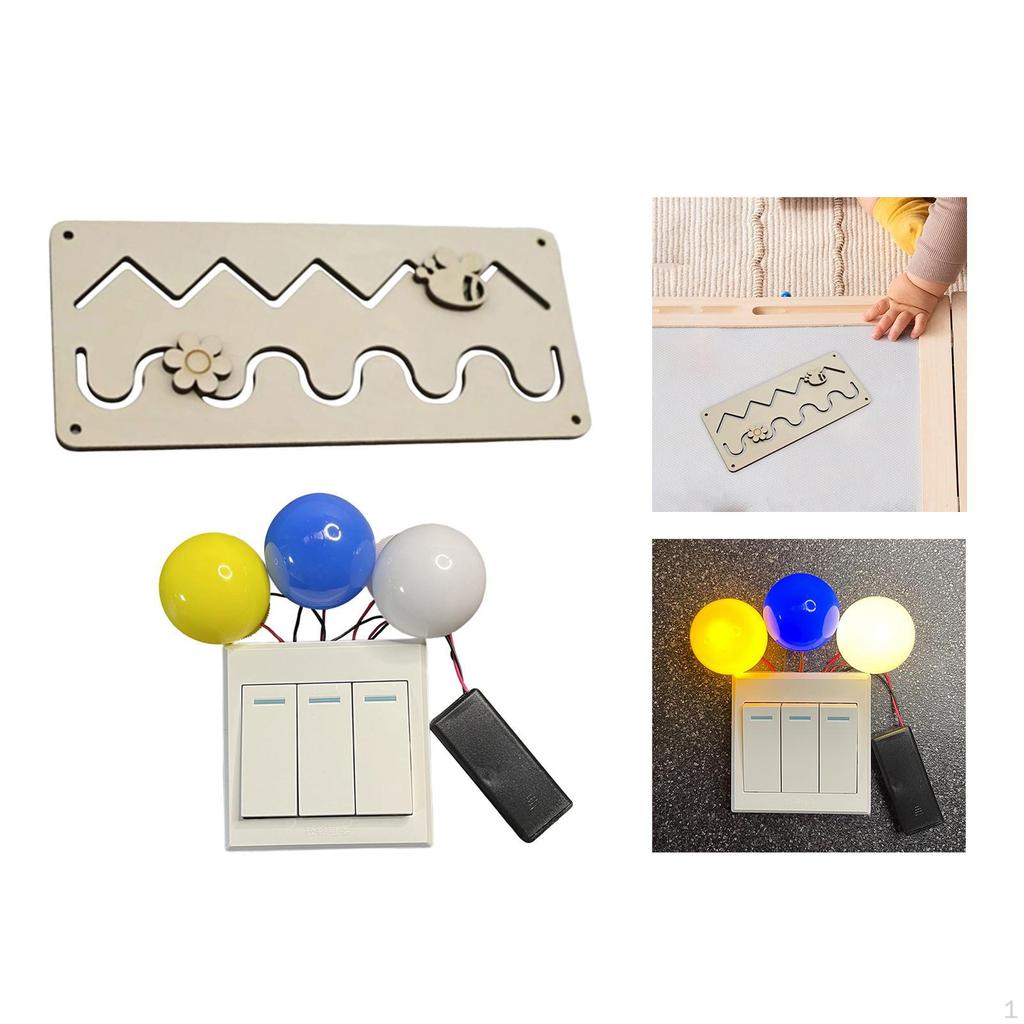 Busy Accessories Light Sensory Parts Style A+ Montessori DIY Materials Motor Skills Teaching