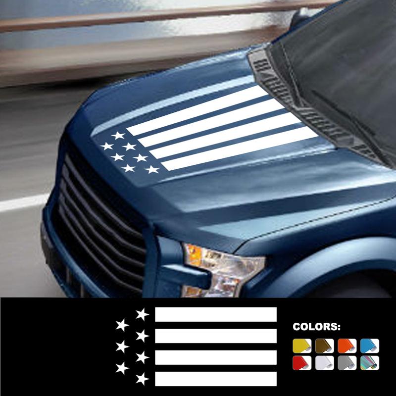 Pickup Engine Hood Stickers For Ford F 150 Raptor Truck Graphics Stripes Decals Car Vinyl Film Decor Covers Auto Accessories