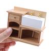 1:12 Holz Puppenhaus Möbel Waschbecken Spüle Schrank Schrank