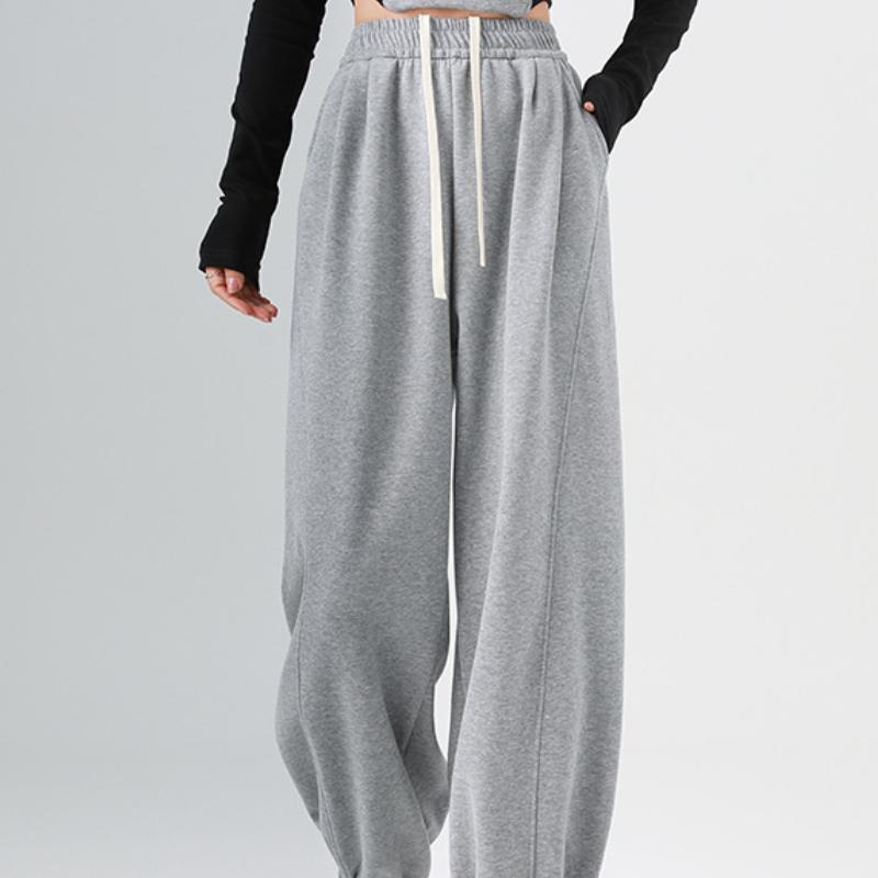 Women's Velvet Casual Harem Pants Autumn Winter High Waist Loose Lantern Pant Thick Women's Wide Leg Sports Jogging Trousers