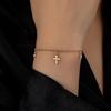 Women's Bracelet, Simple Cross Bracelet for Women, Suitable for Daily Wear and Vacation Wear