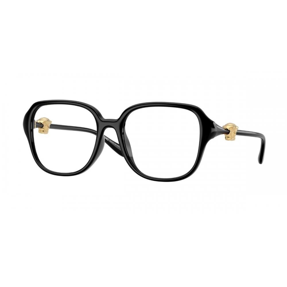 Versace Ve3386d Asian Fit Gb1 Women Eyeglasses Black/55-18-140