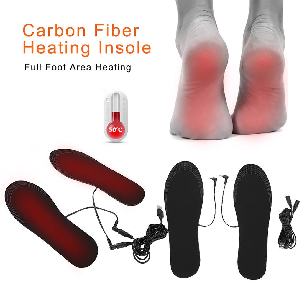 Unisex Electric Heated Insoles Warm Shoe Inserts for Shoes Boot Keep Warm Shoe Pad