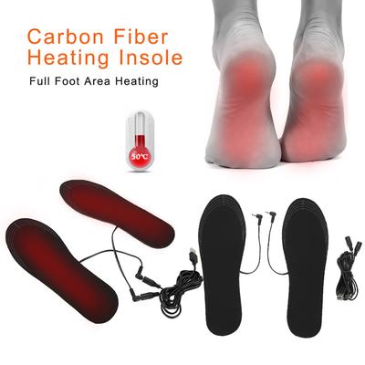 Fußwärmer Einlegesohlen Unisex Elektrische Beheizbare Einlegesohlen Warme Schuheinlagen für Schuhe Stiefel Warmhalten Schuhpolster Warme Einlegesohle