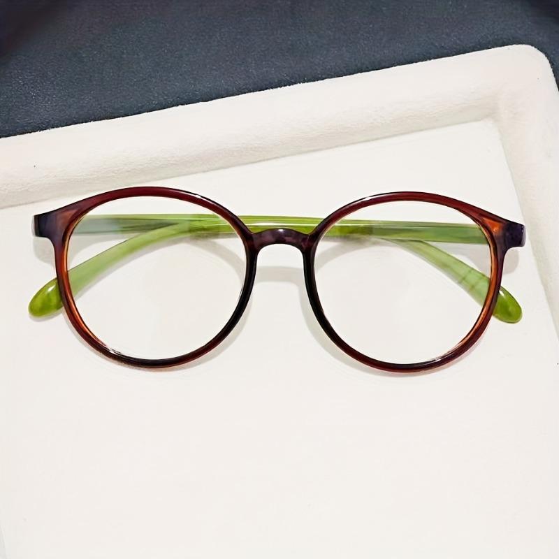 

Минималистичные Легкие Очки для Чтения для Женщин и Мужчин - Ретро Круглая Оправа с Блокировкой Синего Света +1.0-+4.0 Увеличение 4.0