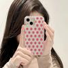 Phone Case For IPhone 13 12 11 17 Air 14 16 15 Plus Pro Max Shockproof Durable Minimalist Multiple Color Polka Dots Hard Cover