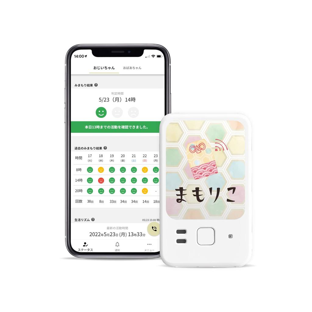 Nekorico Mamorico Elderly Monitoring Refrigerator Dedicated Lifestyle LTE (2nd Generation) Service, Monitoring, App, Rhythm, Built-in