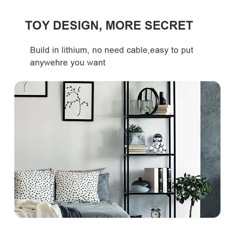 Robot Camera WIFI Mini Cameras 2MP IP Indoor Cam Wireless PTZ Monitor Audio Video Security Surveillance 1080P Night Vision