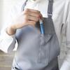 CT2362 Bib Apron 8 Charcoal Gray Free [Seven Uniform] CT2362-8