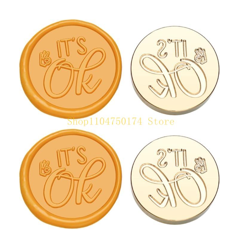 Seal Stamp Head Replacement Antique Embossed Sealing Stamp Head for Envelope top sale