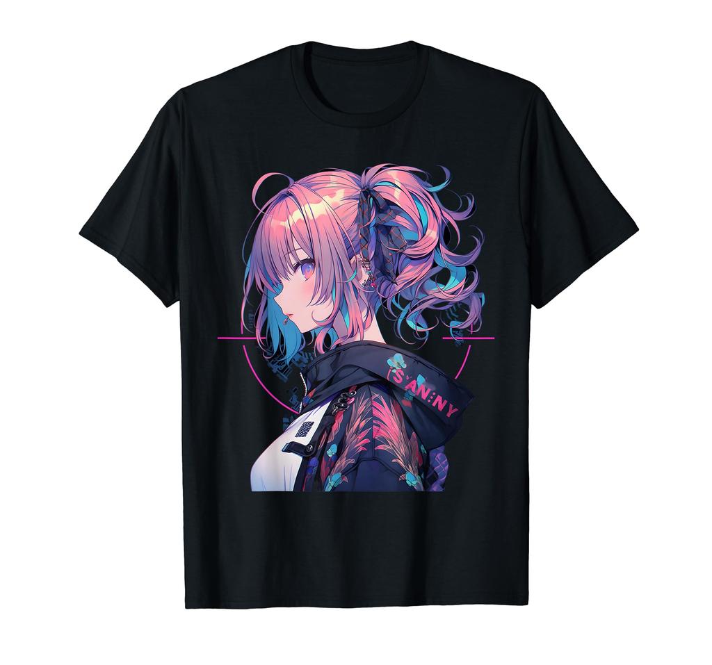 Manga Anime Aesthetic Cyberpunk Techwear Harajuku T-shirt