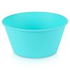 6x Plastic Reusable Travel Picnic Bowls Set 400ml