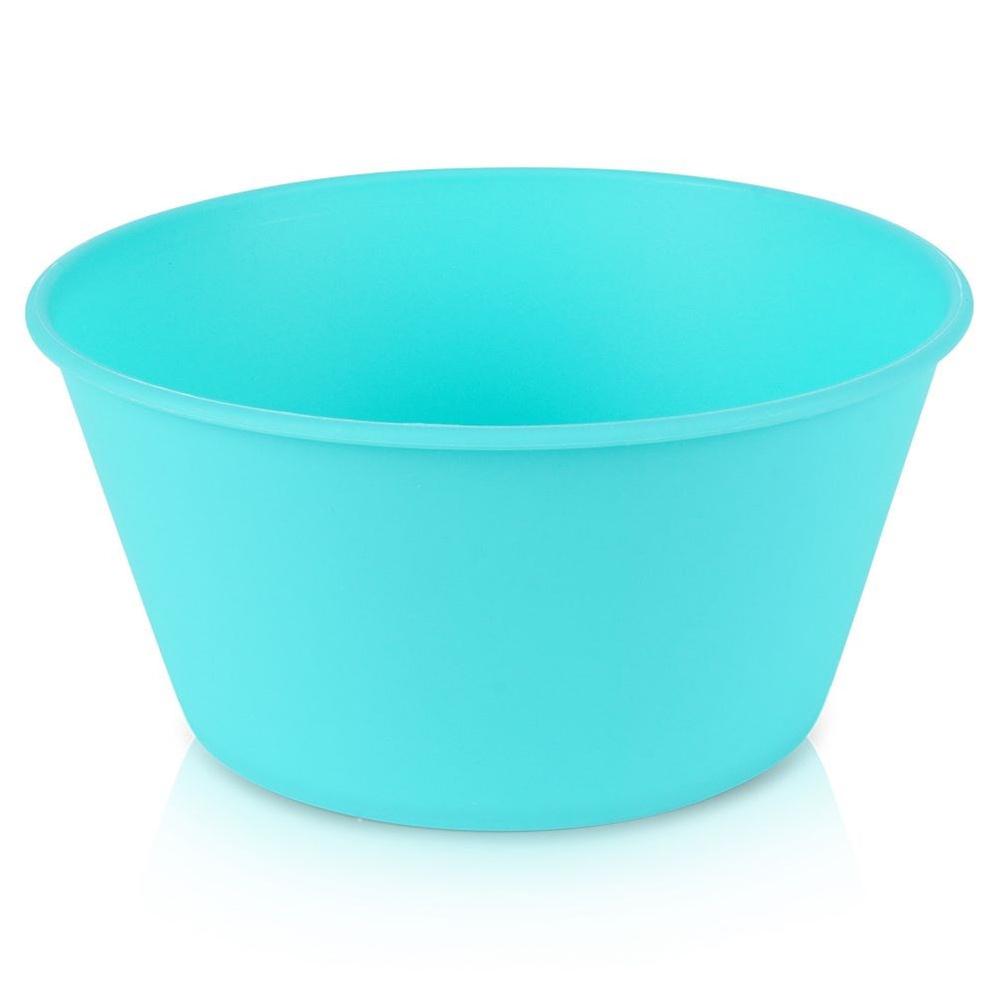 6x Plastic Reusable Travel Picnic Bowls Set 400ml