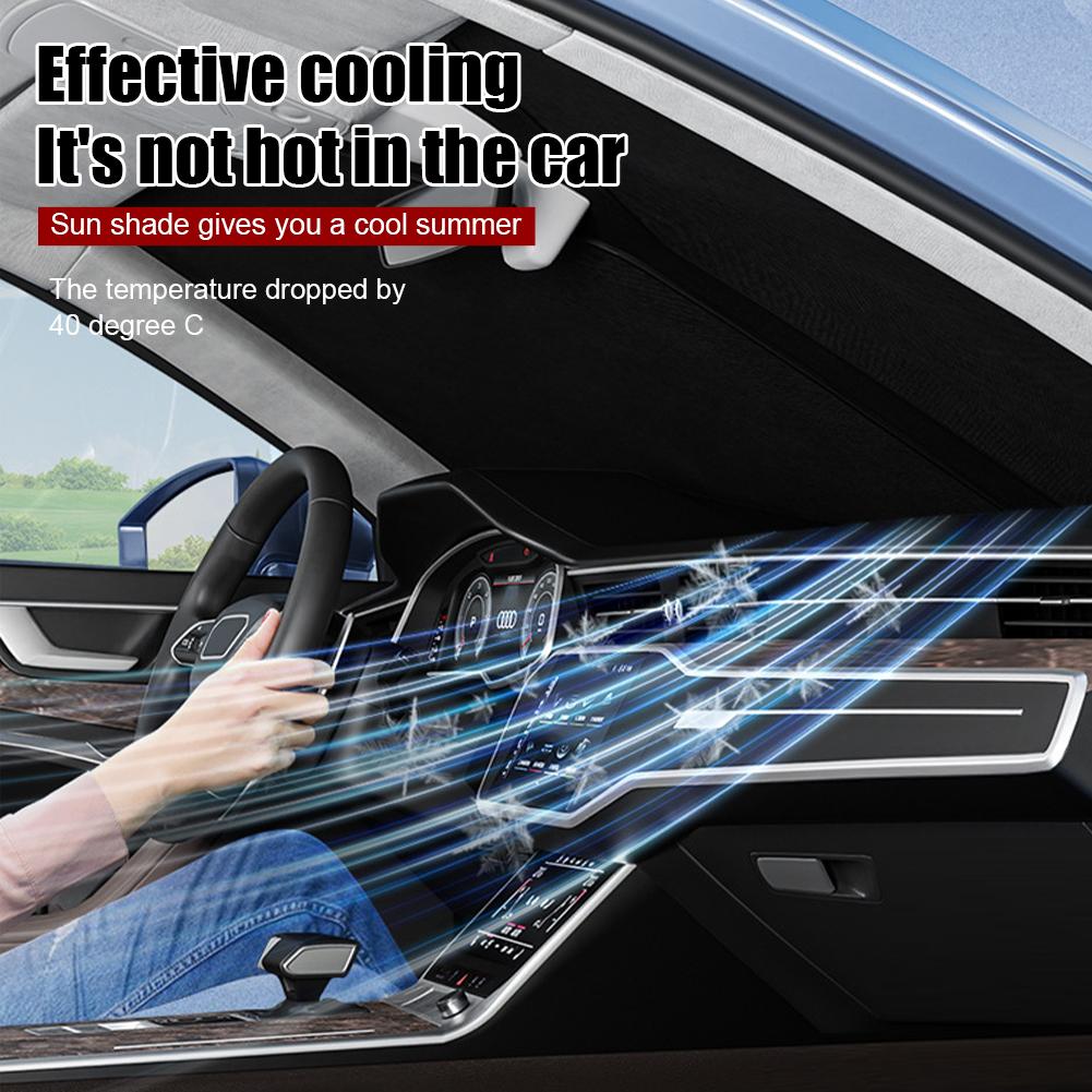 70*140cm Car Windshield Shade Universal Front Windscreen Sun Shade Sun Protectio