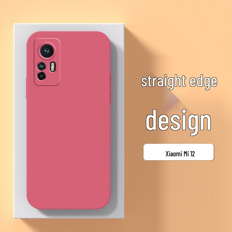 Xiaomi 12/12x Ultra-Thin Liquid Silicone Case: Full Coverage, Drop-Proof, Heat Dissipation.