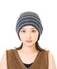 CA4LA MIRROR BALL Beanie Single Knit Stripes Sequins 56-61cm Made Japan Women's