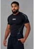 Men's Quick-Dry Printed T-Shirt for Muscle Building, Spring & Autumn Sports Training