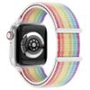 Nylon Watch Band For Apple Watch Series 10 42mm/9 8 7 41mm/6 5 4 SE (2023) SE (2022) SE 40mm/3 2 1 38mm Adjustable Magic Tape Strap