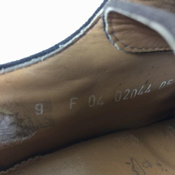 LLOYD IRVING Made In Germany Suede Leather Wingtip Business Shoes Brown Size 9F 27.5 Men's(USED)