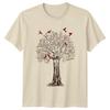 Memorial Tree With Cardinals Heart Cross Sympathy Loss Grief TShirt