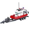 WK2 US Hauptkampfpanzer M26 M12 gepanzertes Fahrzeug Militärisches Sanitätsfahrzeug Schnellboot Kriegsszene Kofferträger Ziegel Spielzeug Jungen Geschenk