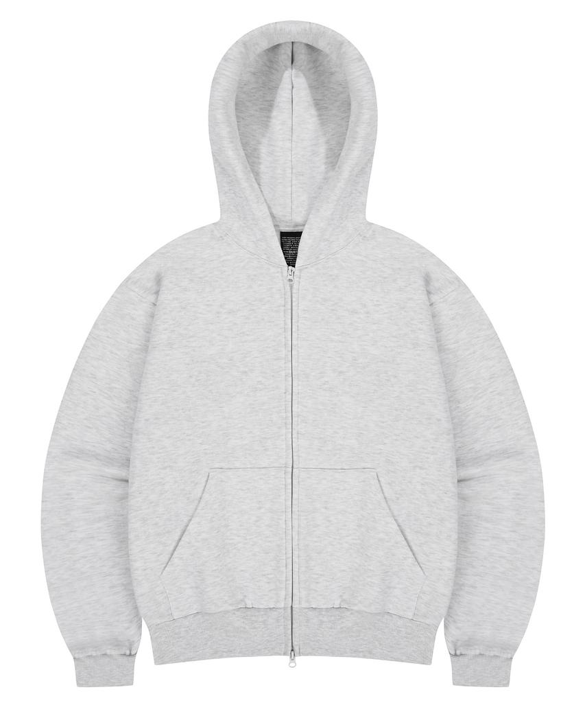 Durt Daily Zip Up Hoodie (Light Gray)