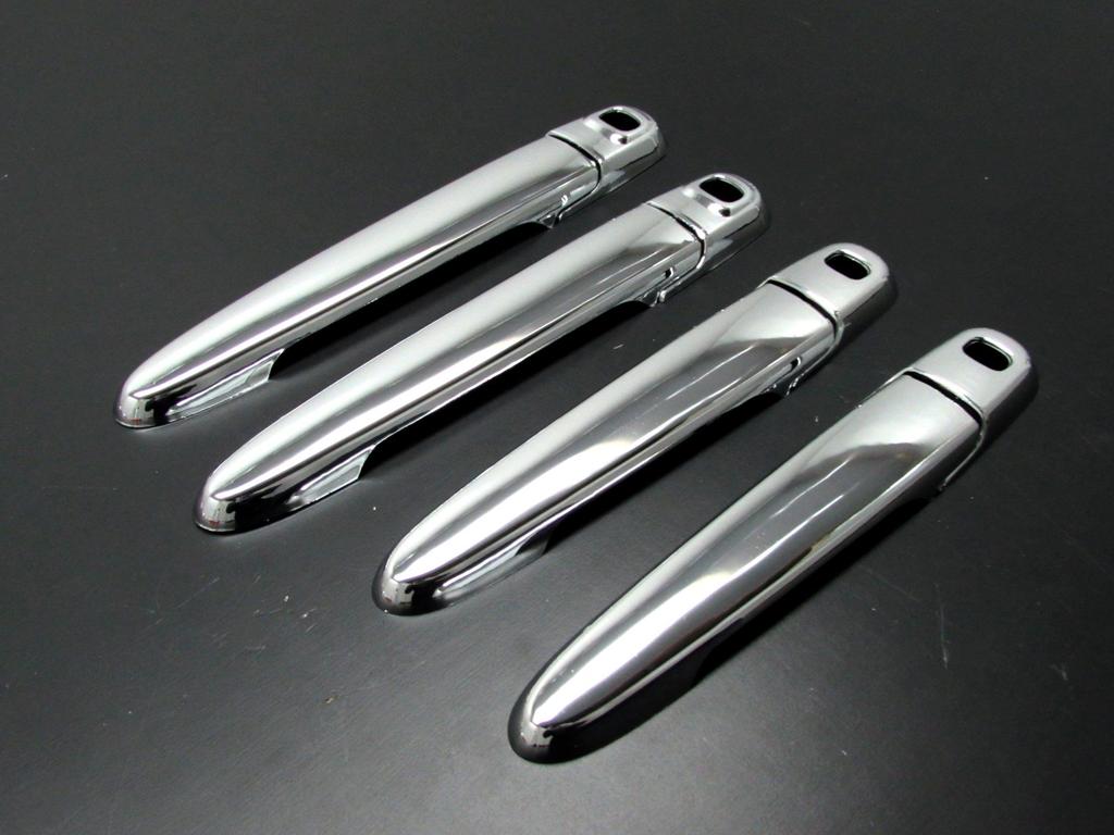 BRIGHTZ Chrome Door Handle F Set for Tanto Custom Compatible with LA Tanto Part Number 21564 Covers, Knobs, LA600S/LA610S